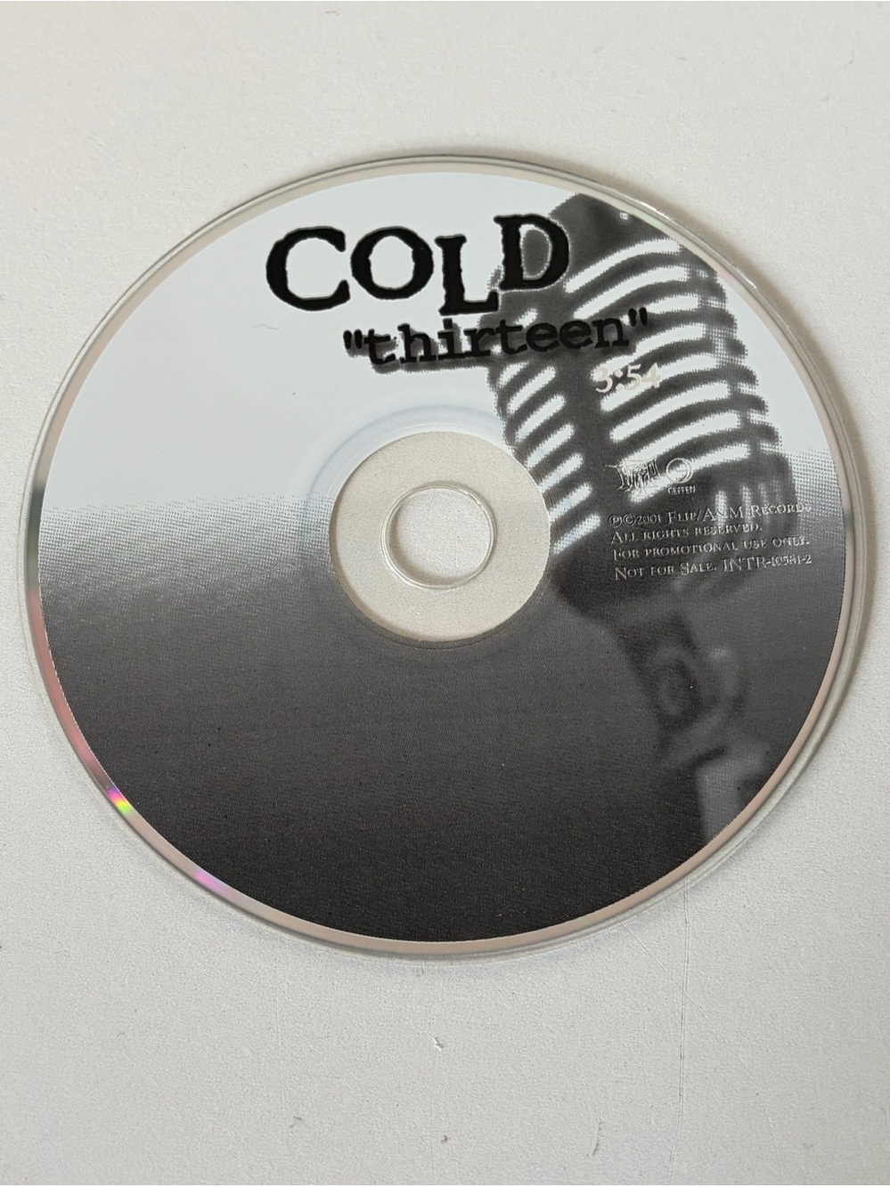 COLD "Thirteen" CD - Black and White RADIO ONLY PROMO RARE SINGER OF STAIND